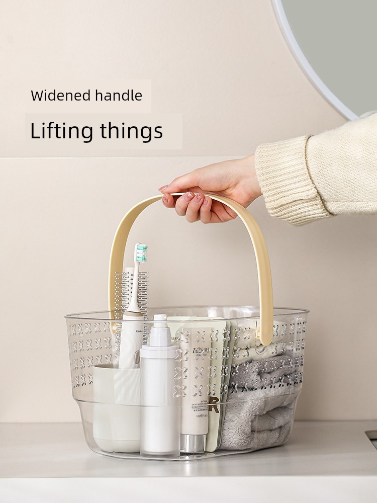 Fasola Portable Bath Basket Bathroom Bathroom Toiletries Storage Basket Student Dormitory Bath Basket Bath Basket