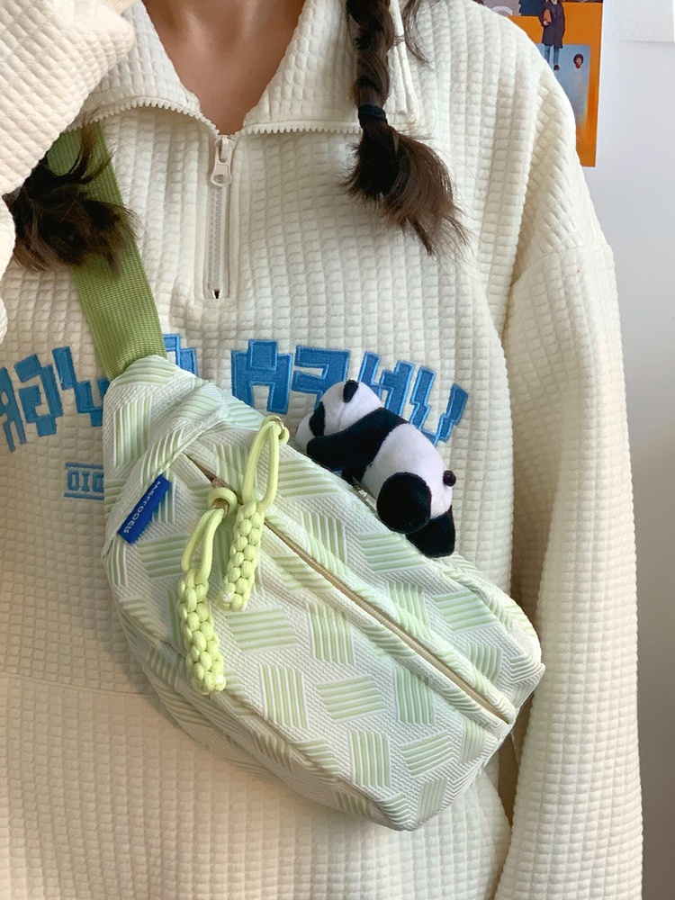 Crossbody Bag Female 2024 New Waist Bag Chest Bag Summer Bag Women's Small Shoulder Bag Dumpling Bag Sports Backpack Mobile Phone