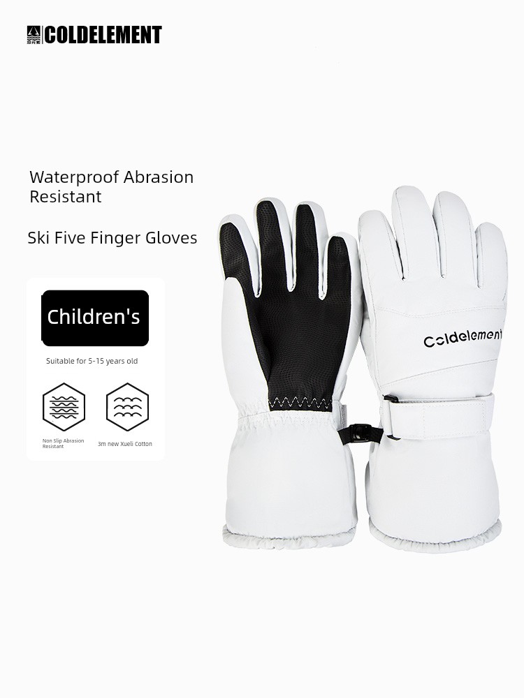 Cold Element Outdoor Cycling Children's Ski Gloves
