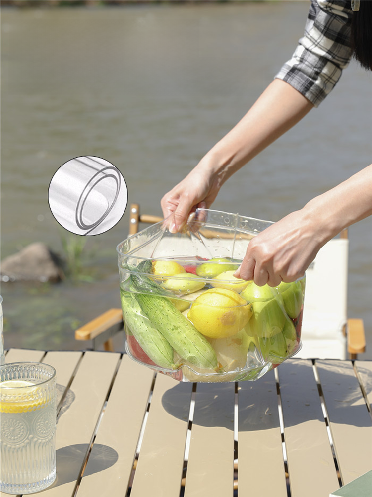 Foldable Portable Travel out Neutral round Basin