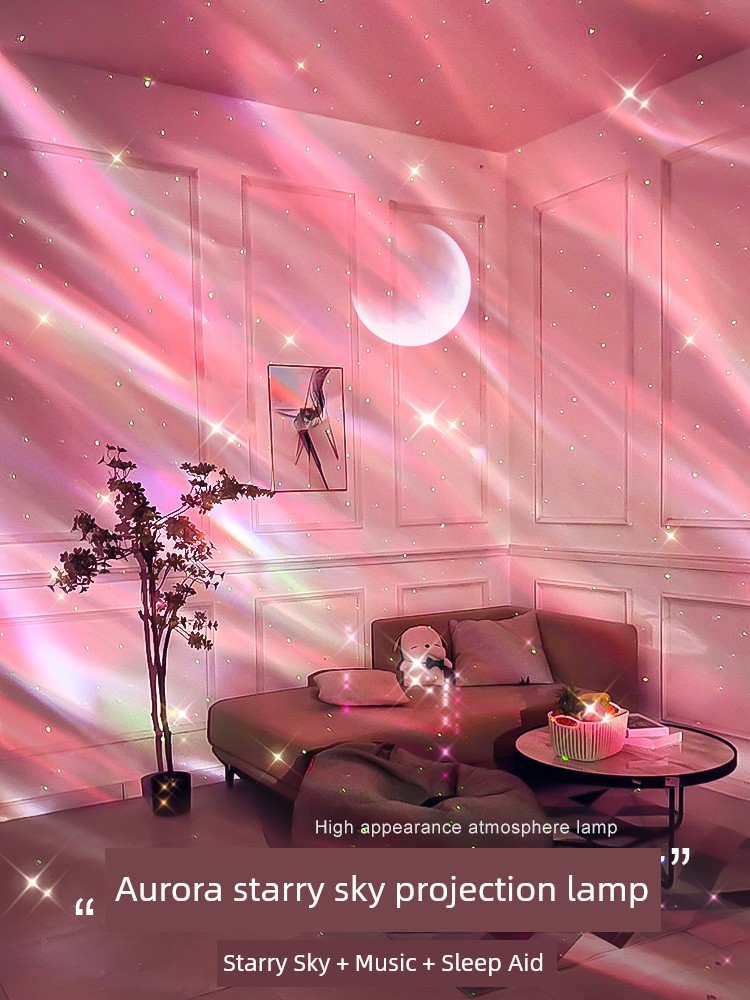 ONEFIRE Northern Lights Water Ripple Sentiment Starry Sky Projection Lamp