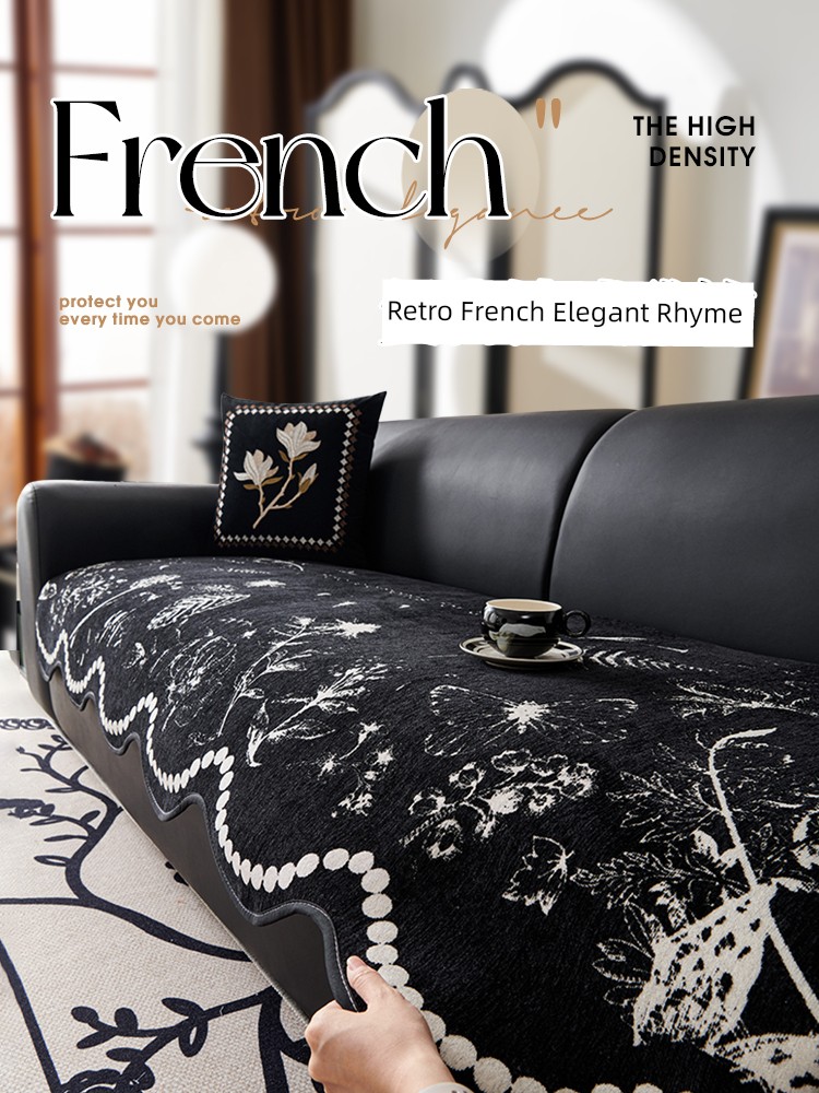 Special-Shaped Sofa Cushion All Year Round Neutral 2025 New Arrival Sofa Seat Cushions Non Slip Straight Row Accessible Luxury Fancy Cover Towel