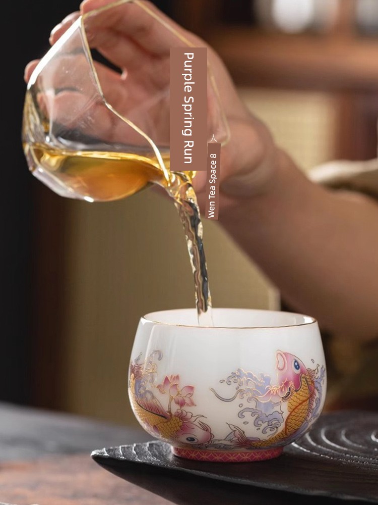 Jojo's L. Pd. Ziquan Jian. Personal Dedicated For Home Porcelain Tea Brewing White Jade Tea Cup | Procurement