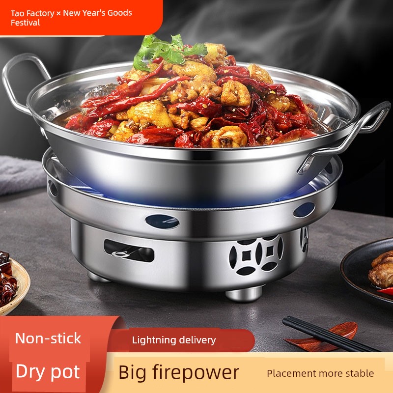 Alcohol Stove New Commercial Stainless Steel Base Cookware