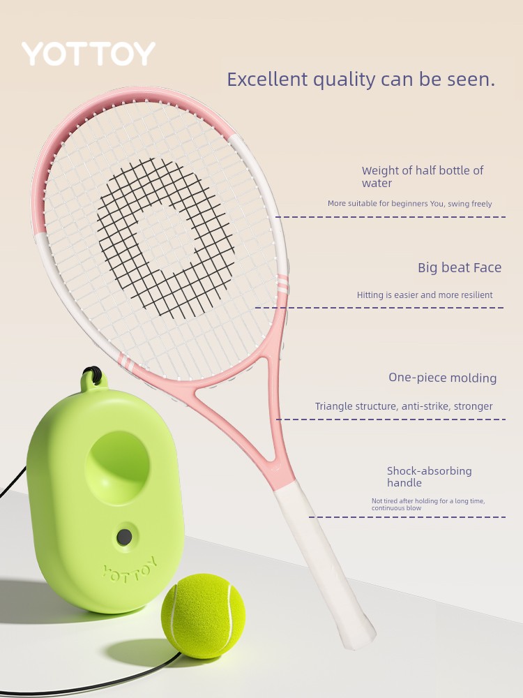 Automatic Rebound with Line Beginner Tennis Trainer