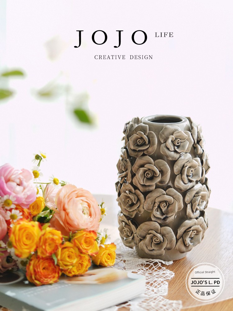 Jojo's L. Pd. Song. Vase European-Style Desktop Decorations Hydroponic Flower Arrangement Flowers | Song Ling
