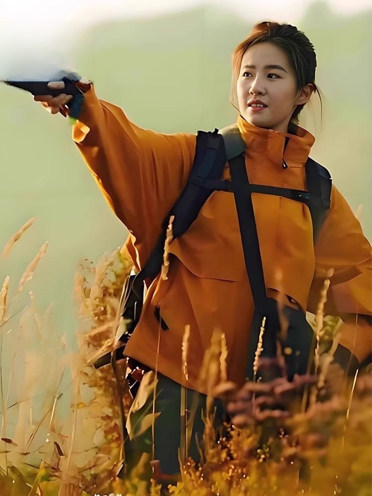 Senma Group Cotton to Liu Yifei Huang Yimei Same Spring and Autumn New Arrival Outdoor Jacket Couple Windproof Shell Jacket