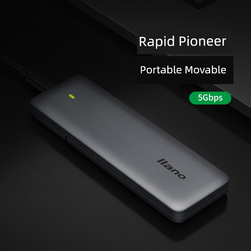 Llano M.2 Hard Disk Box Ngff to USB3.0 Gen1 to USB Reader SSD Solid State Hard-Disk Cartridge