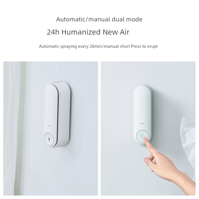 Deerma Automatic Aerosol Dispenser Domestic Toilet Deodorant Long Lasting Spray Aroma Diffuser Air Ultrasonic Aroma Diffuser Px830