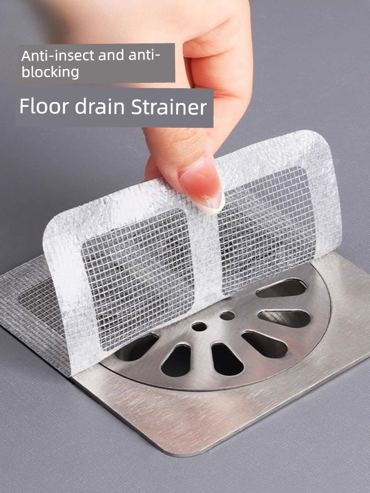 Bathroom Hair Filter Hair Stopping Net Bathroom Sewer Filter Kitchen Anti-Blocking Anti-Cockroach Insect Floor Drain Sheet