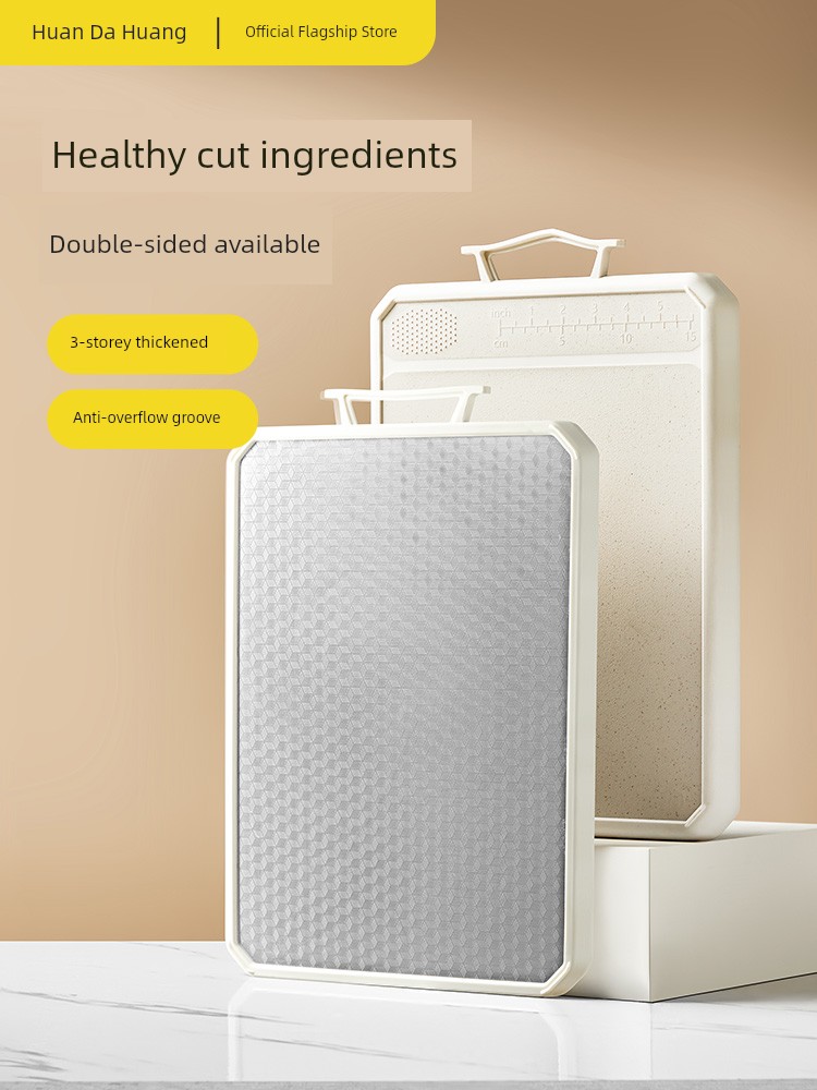Kitchen King Cutting Board For Home Mildew-Proof Cutting Board Kitchen Stainless Steel Thickened Fruit Knife Double-Sided Chopping Block Cutting Board Cutting Board