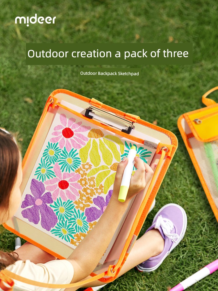 Mideer Outdoor for Art Students Only Backpack Drawing Board
