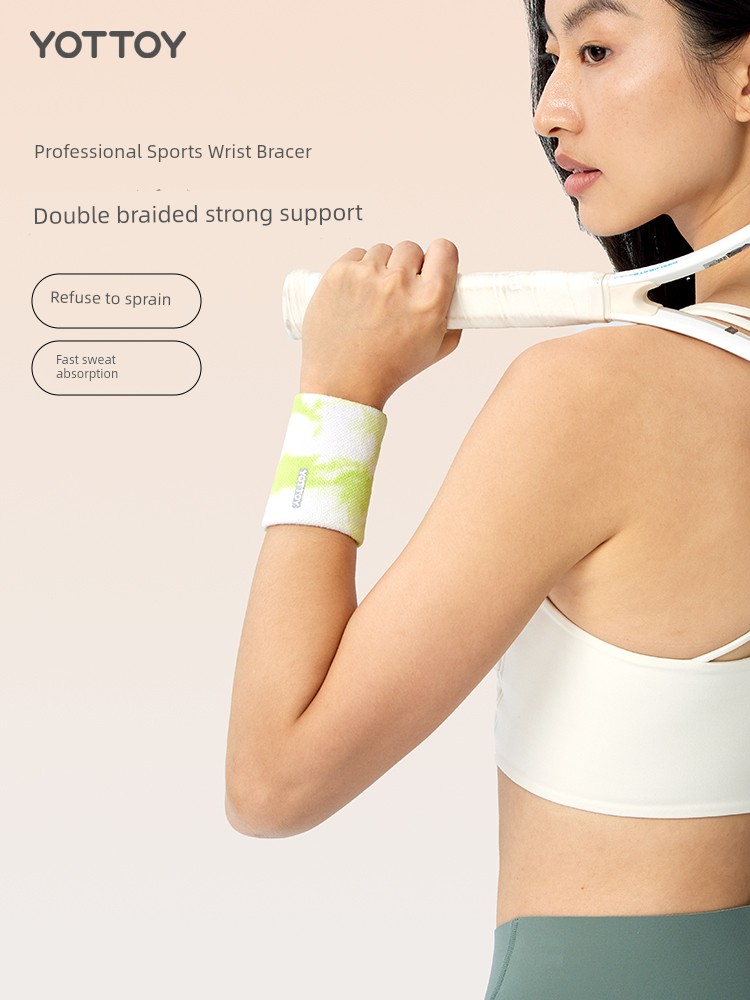 [Limited Edition] Wrist Guard Hand Sprain Tendon Sheath Sheath Female Fitness Badminton Volleyball Sweat-Absorbent Sweat-Wiping Wrist Fixed