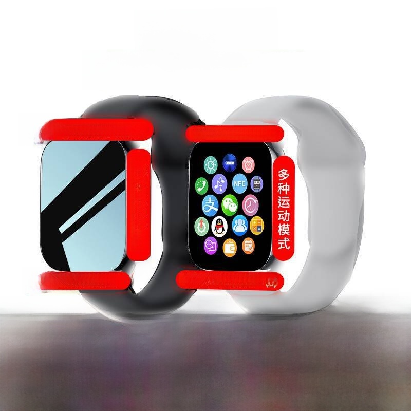 New Unactivated S9watch Smart Watch Black Technology Phone Watchs9 Multi-Function Sports Call Heart Rate Blood Pressure Bluetooth