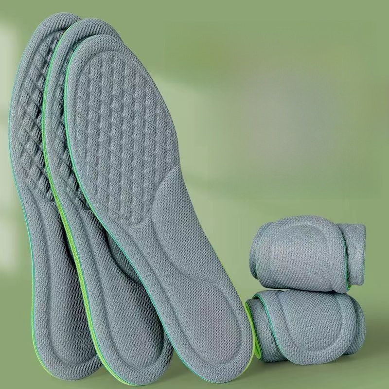 Long Standing Foot Pain Sweat-Absorbing Massage High Elastic Handmade Insole