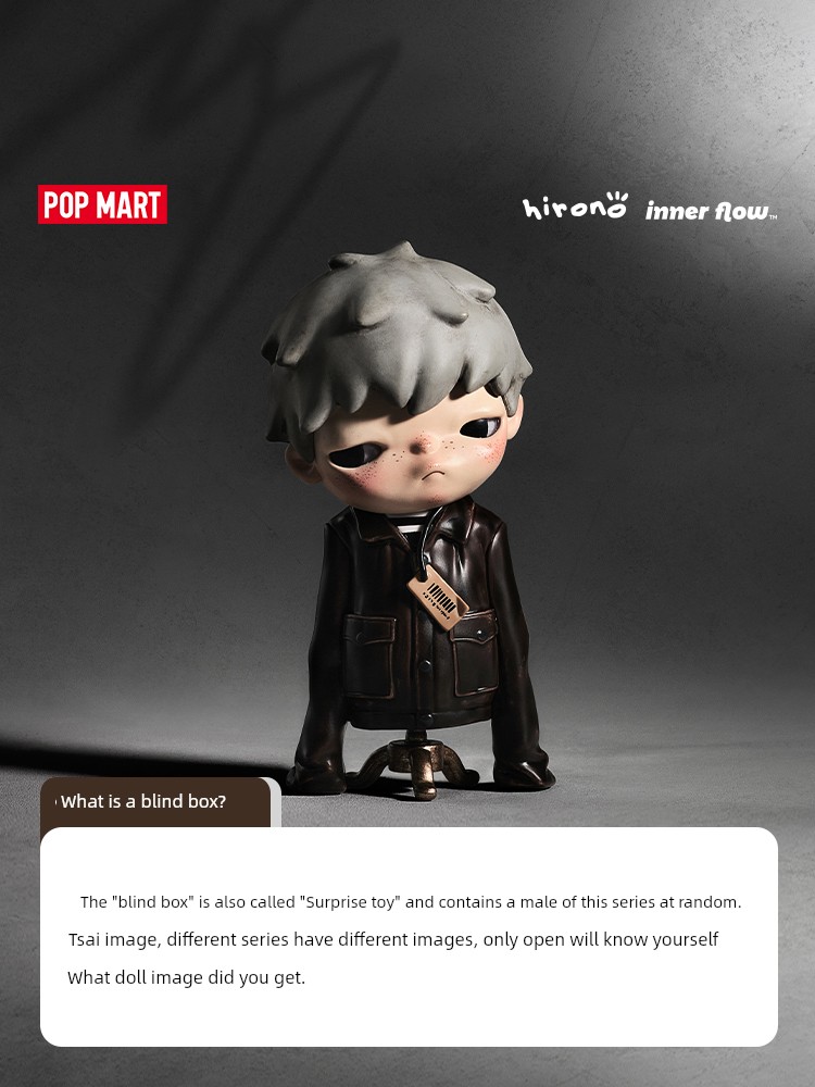PopMart Pop Mart Hirono Xiaoye Reshaping Series Five Generations Hand-Made Blind Box Trendy Cute Toy Gift
