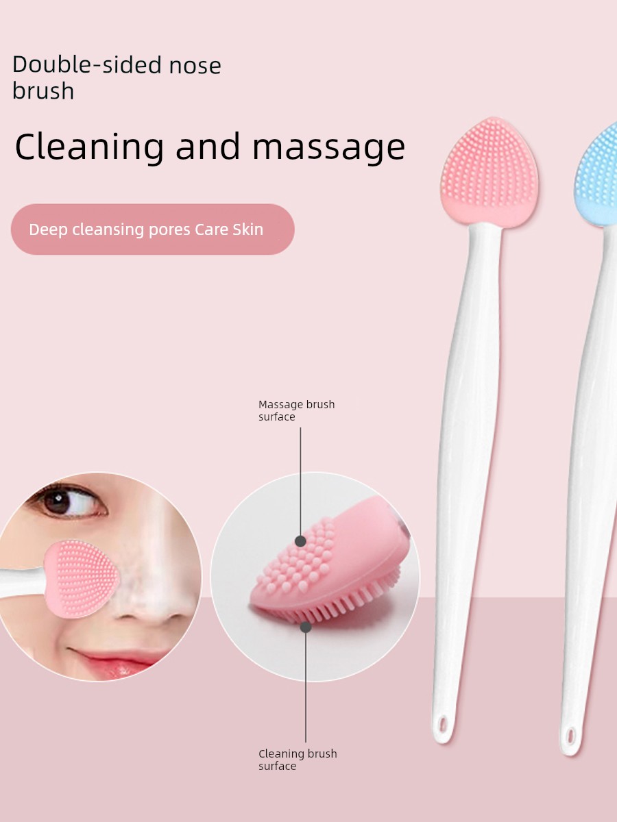 Heart New Arrival Beauty Tools Soft Blackhead Nose Brush