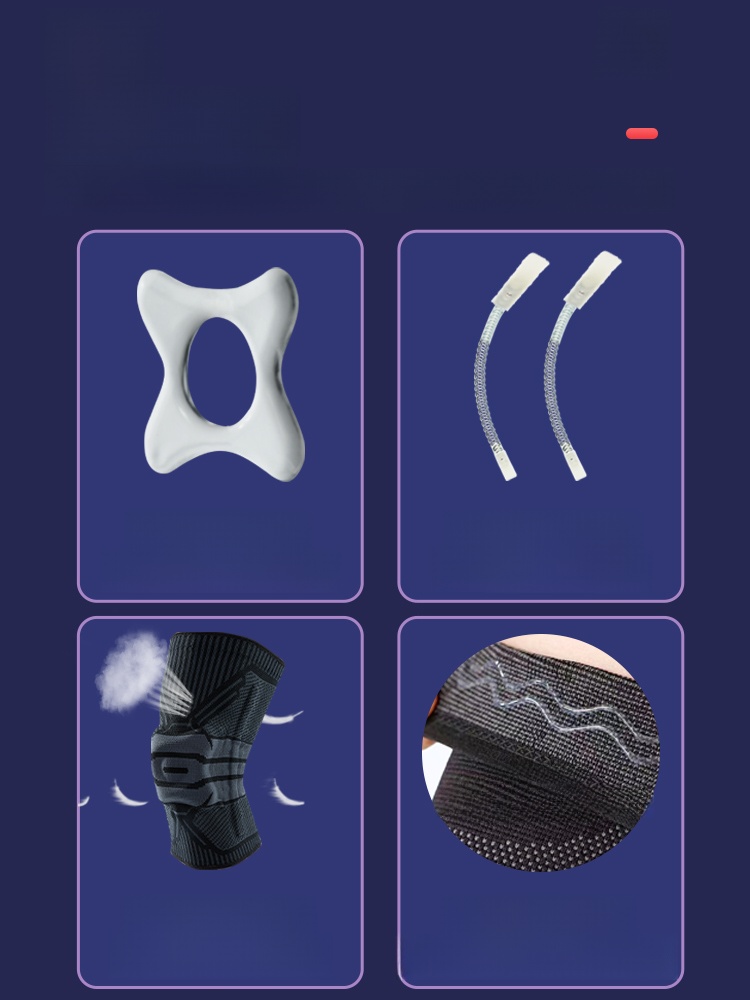 Menisci Injury Badminton Silicone Sports Kneecaps