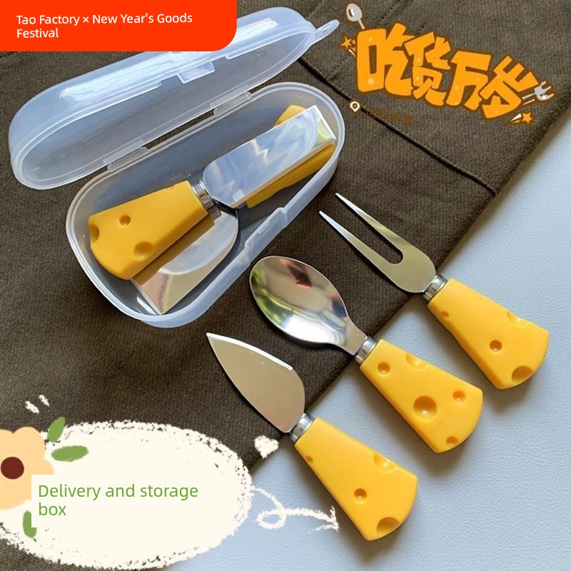 Cute Portable Tableware Handle Food Grade Small Fork