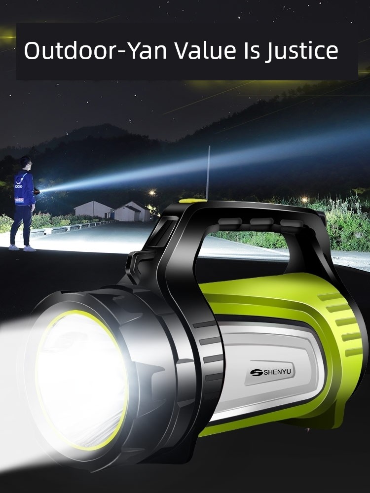 Flashlight Strong Light Charging Super Bright Portable Lamp Outdoor Long-Range Lighting Lamp Ultra-Long Life Battery Searchlight High Power