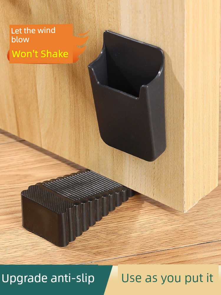 Windproof Toilet Punch-Free Door Stopper