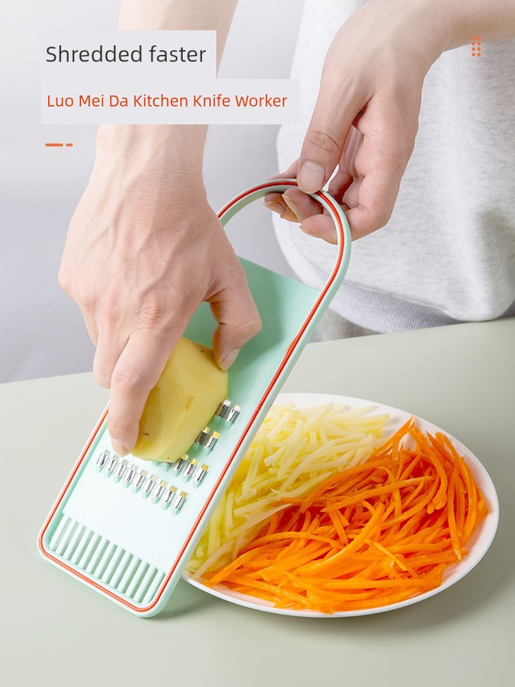 Jujiajia Shredded Potatoes Grater Kitchen Cucumber Carrot Chopper For Home Multi-Functional Slicer Shredder