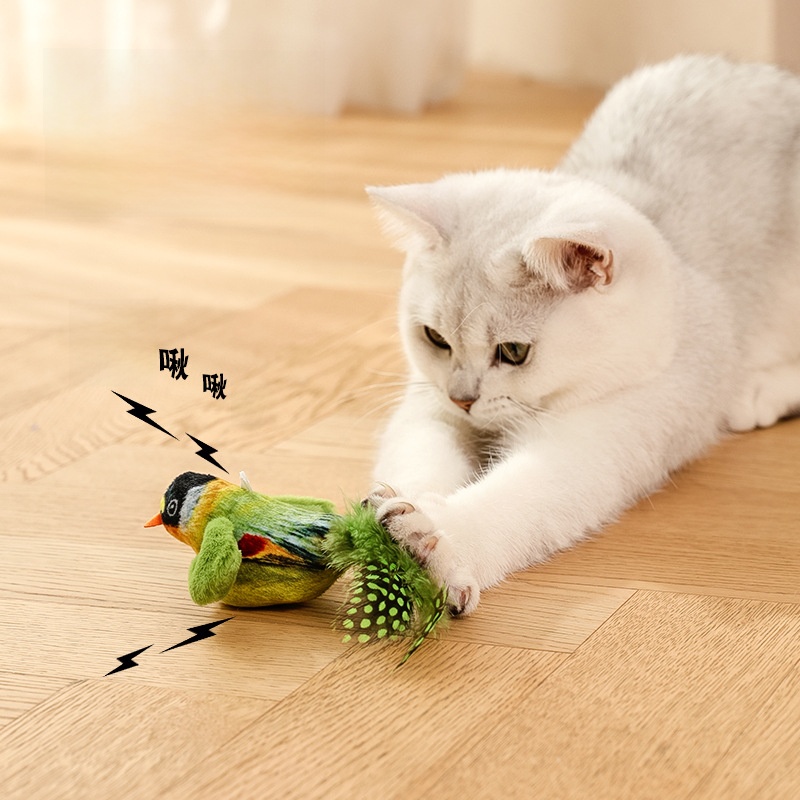 Artificial Sound Relieving Stuffy Consumption Bite Rope Intelligent Cat Toy