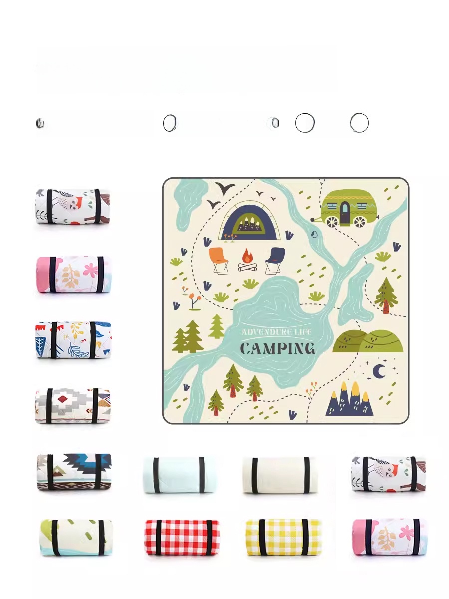 Thickened Outdoor Waterproof Portable Oversized Picnic Mat