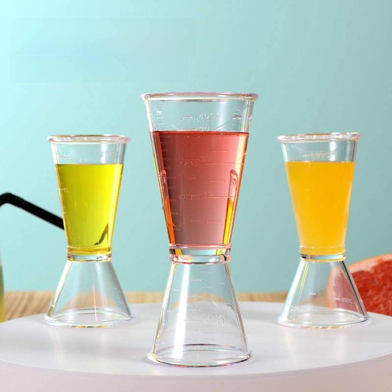 Ounce Cup Dedicated for Milk Tea Shops Bartending Tool Double-Headed Measuring Cup 20cc Wine Measuring Cup Tool Belt Scale Jigger