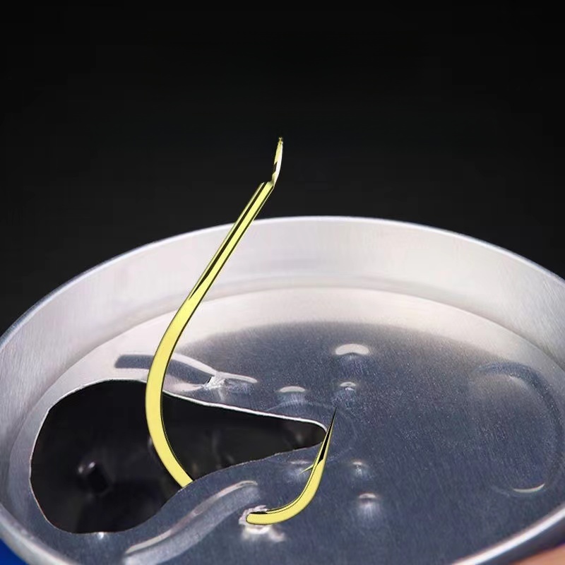 Jinhaixi Import Topmouth Culter No. 2 Thorn-Free Black Pit Fishhook