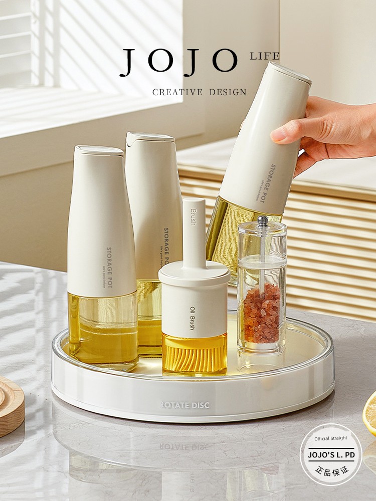 Jojo's L. Pd. Mr. Grocery. Kitchen Spice Rack Countertop Multi-Functional Rotate Storage | Gift