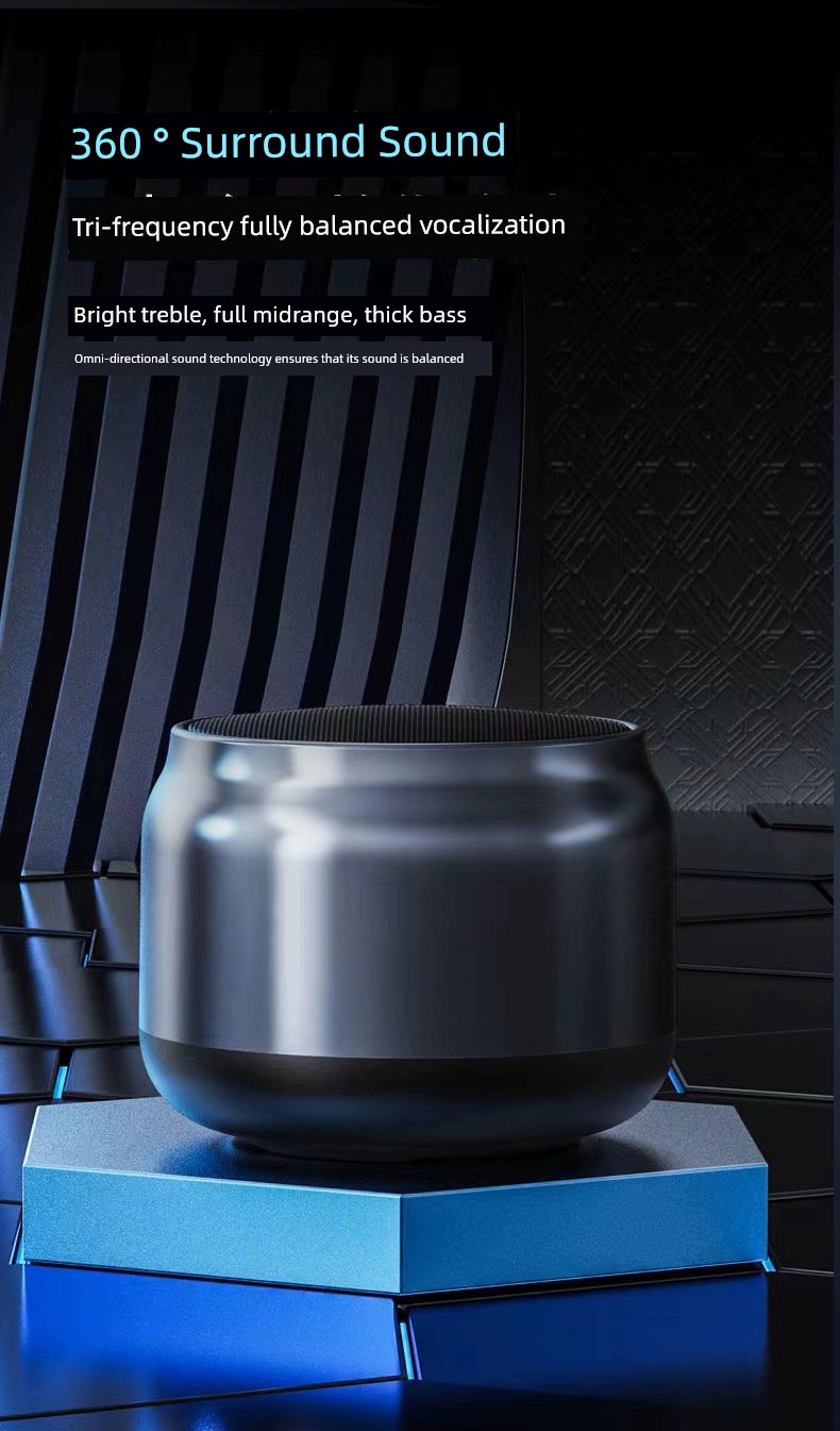 Compact Car Bluetooth Speaker - Wireless & Portable