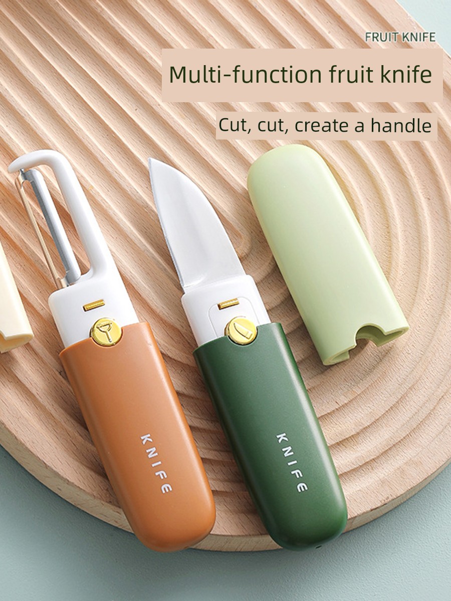 Two-in-One Fruit Knife For Home Peeler Double-Headed Kitchen Knife Beam Knife Stainless Steel Kitchen Cucumber Potato Knife