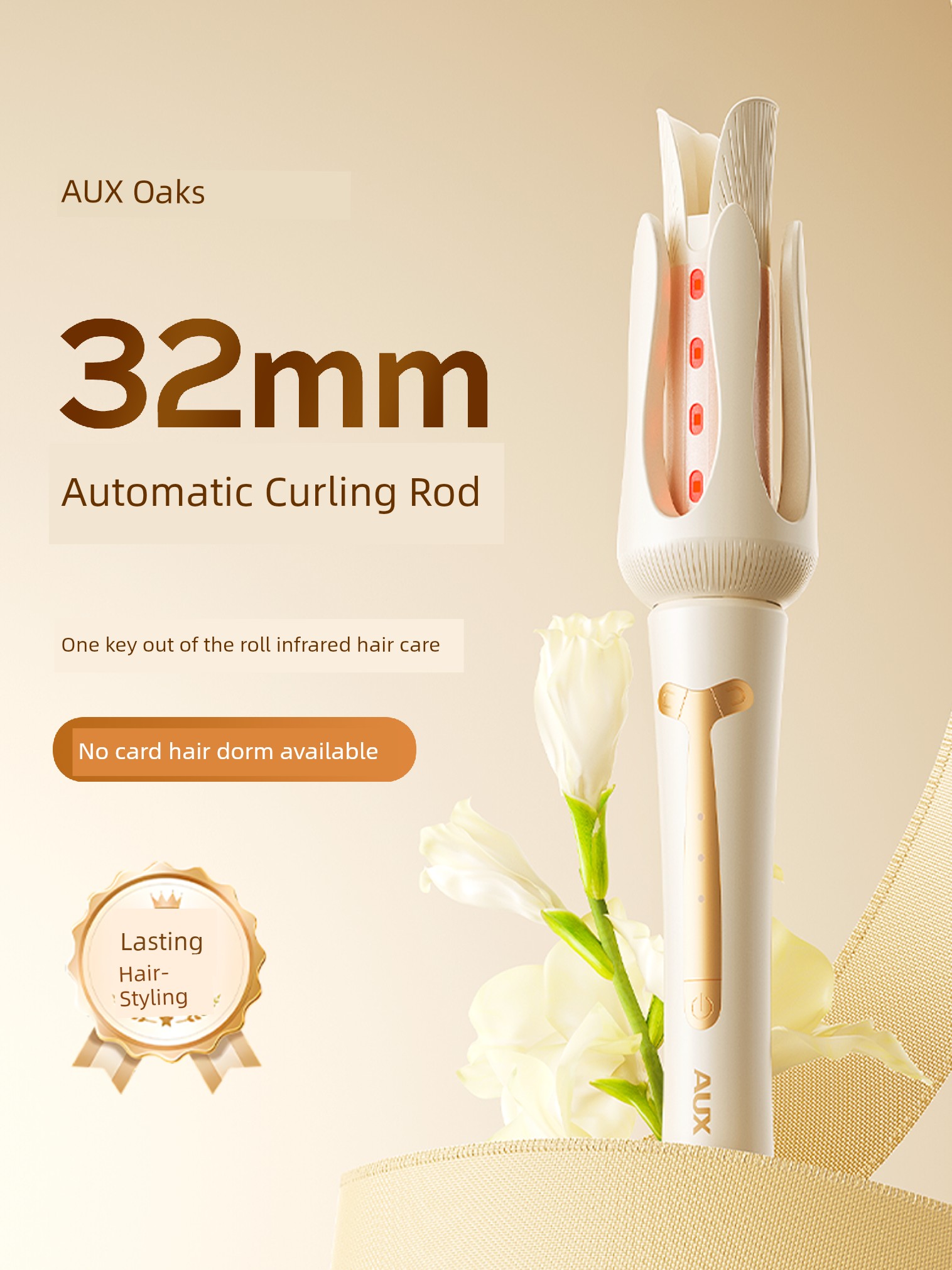 Ox Automatic Hair Curler Long-Lasting Hair-Styling Large Wave Lazy People Don't Hurt Hair Handy Gadget Non-Ironing Electric Large Curly Hair