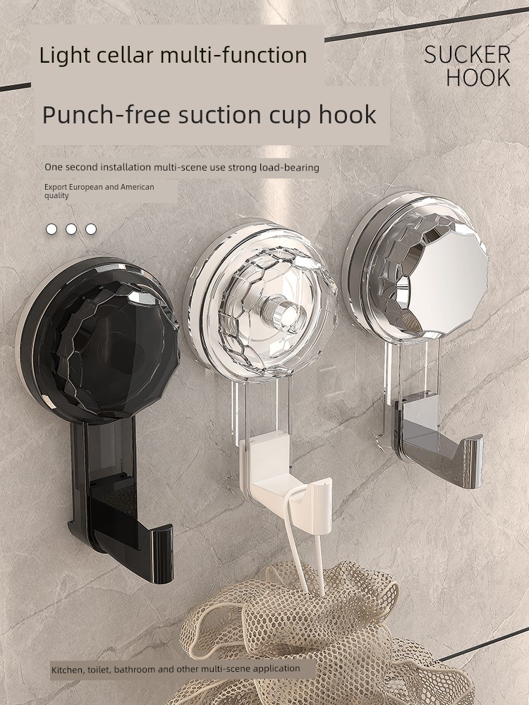 Rotate Strong Load-Bearing Vacuum Wall Suction Cup Hook