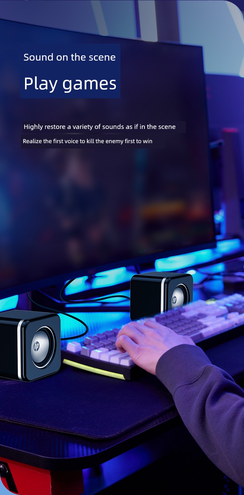 HP Mini Game Speaker for Ultimate Gaming Sound