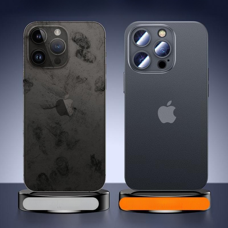 Protective Cover Heat Dissipation Transparent Frosted Fancy Apple