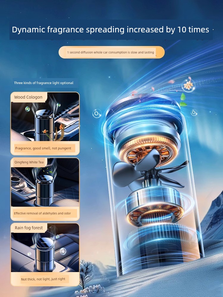 Car Aromatherapy 2024 New Arrival Lasting Fragrance Car Fragrance Atmosphere Unisex Car High-End Decoration