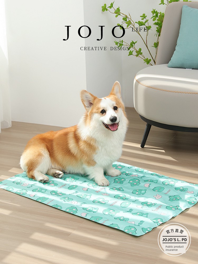 Jojo's L. Pd. Mr. Grocery. Cat Ice Mat Summer round Cold Nest Doghouse Cathouse | Escape