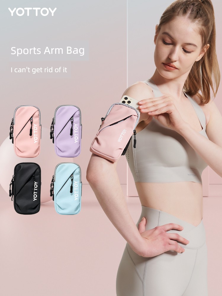 Mobile Phone Arm Bag Running Sports Arm Bag Men and Women Neutral Professional Fitness Cycling Waterproof Mobile Phone Bag Lightweight Wrist Bag