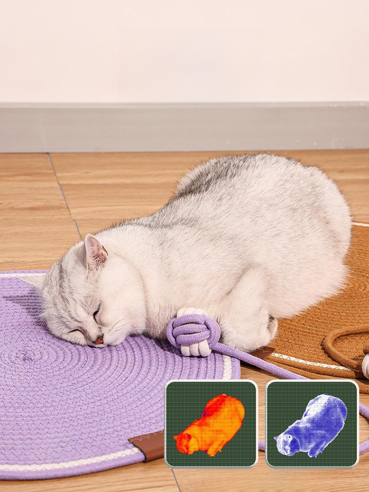 Internet Celebrity One-Piece Non-Chip Woven Cotton String Cat Scratch Board