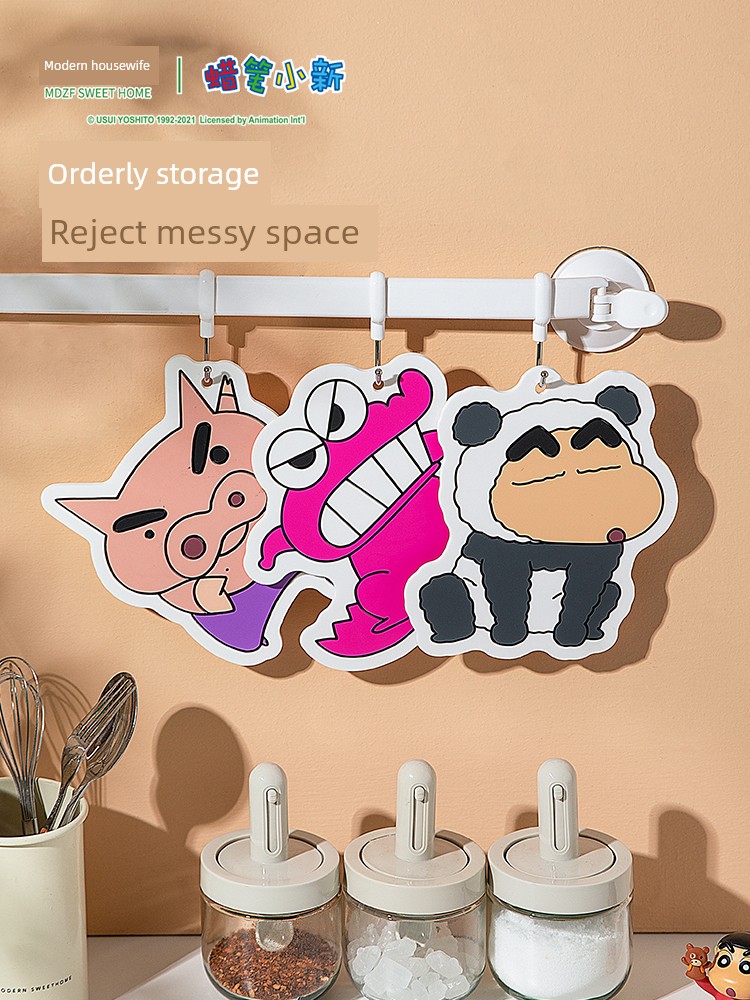 [Modern Housewife & Crayon Xiaoxin] Heat Proof Mat Dining Table Cushion Cartoon Coaster High Temperature Resistance Casserole Mat Scald Preventing Met