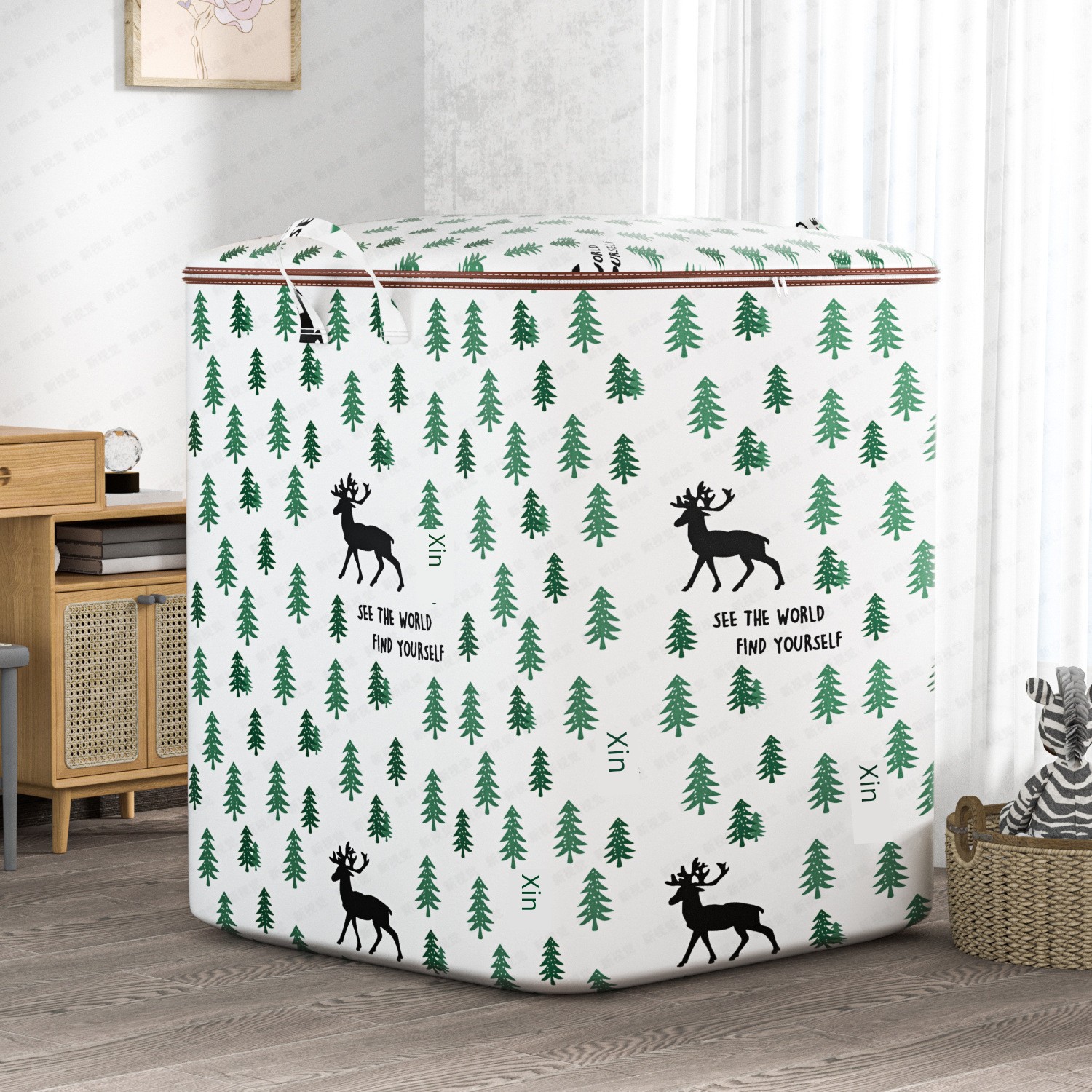 Big Mac Storage Box Clothes Case Large Capacity Fabric For Home Wardrobe Storage Basket Toy Clothing Folded Bag