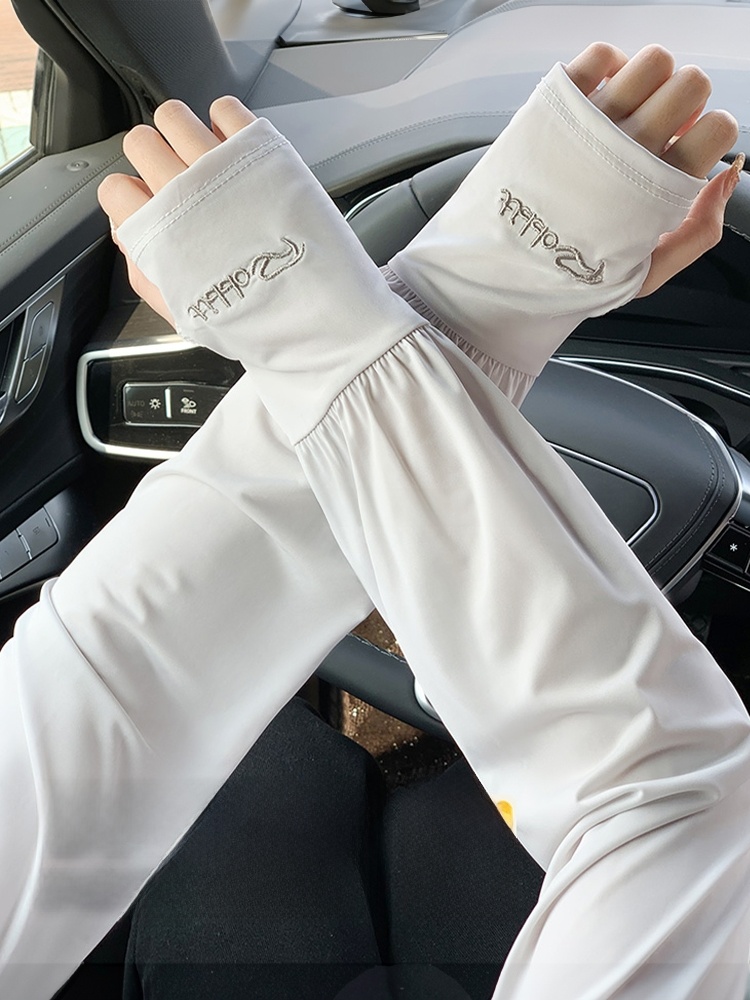 Ice Silk Driving Arm Protector Thin and Preferred Sun Protection Oversleeve