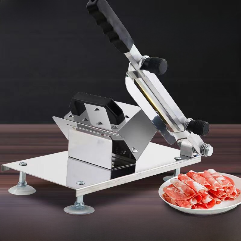 Lamb Roll Slicer For Home Manual Cutting Rice Cake Knife Frozen Beef Slices Meat Slicer Commercial Marvelous Meat Cutter Machine