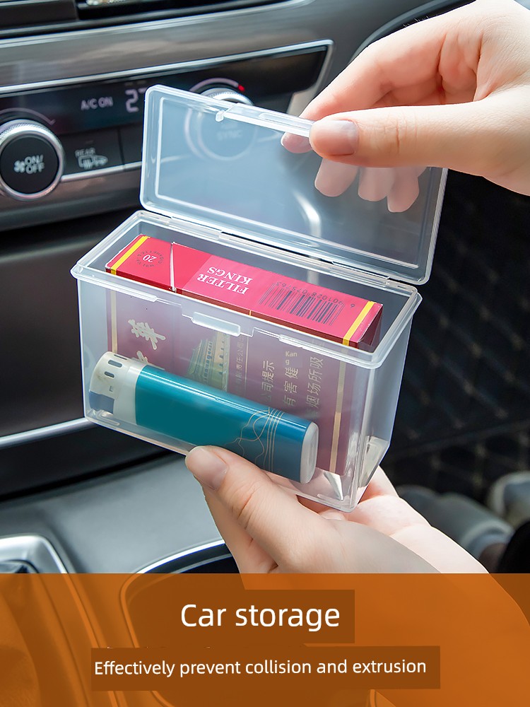 Cigarette Case Set Men's Portable Thickened Anti-Pressure 20 PCs Soft Bag Special Creative Stylish Flip Plastic Cigarette Case Shell Smoking Set