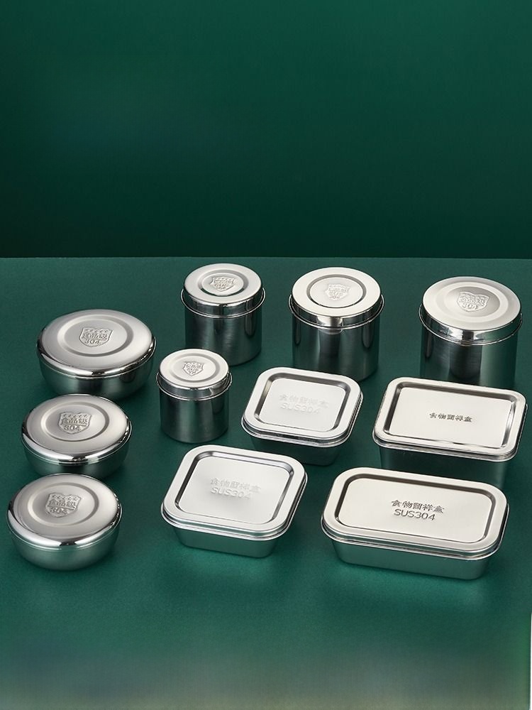 Canteen Sample Bottle Kindergarten Sub-Packaging Refrigerator Stainless Steel