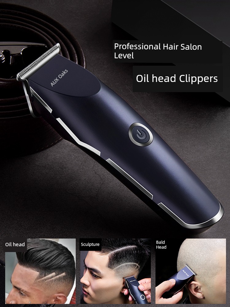 Ox Hair Clipper Kids Carving Mark Electric Clipper Shaving Head Handy Gadget For Home Professional Shaving Head Oil Head Electrical Hair Cutter
