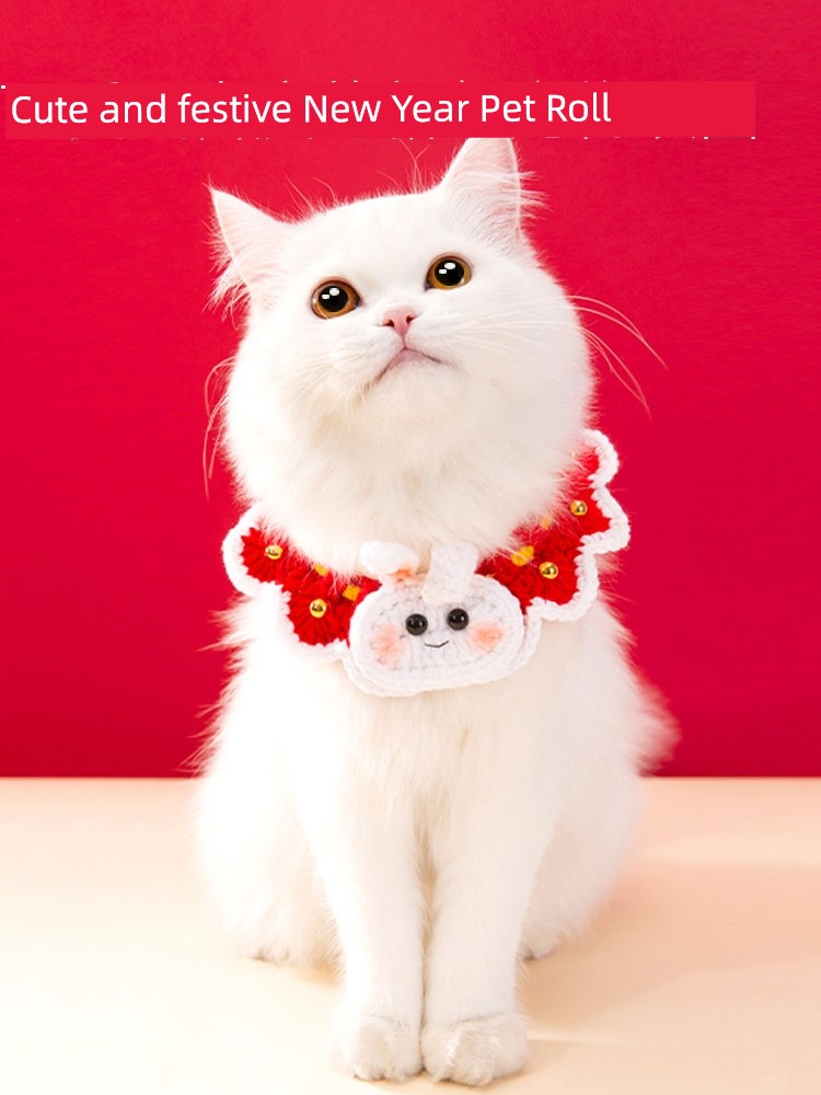 Hippie Dog Hand-Woven Decorative Necklace Kitty