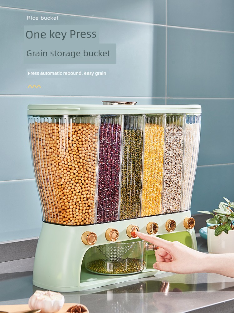 For Home Storage Tank Beans Handy Gadget Grid Storage Box